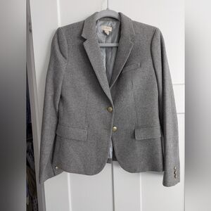 Ladies J. Crew Wool Blend Blazer Size 4